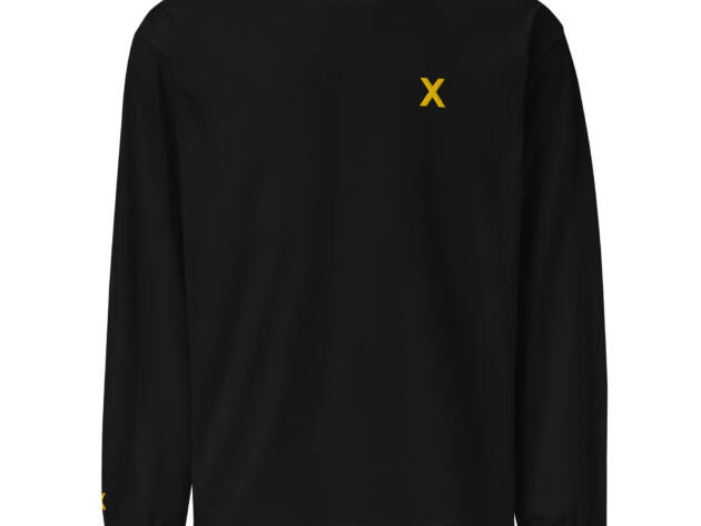 Premium heavyweight long sleeve X Shirt